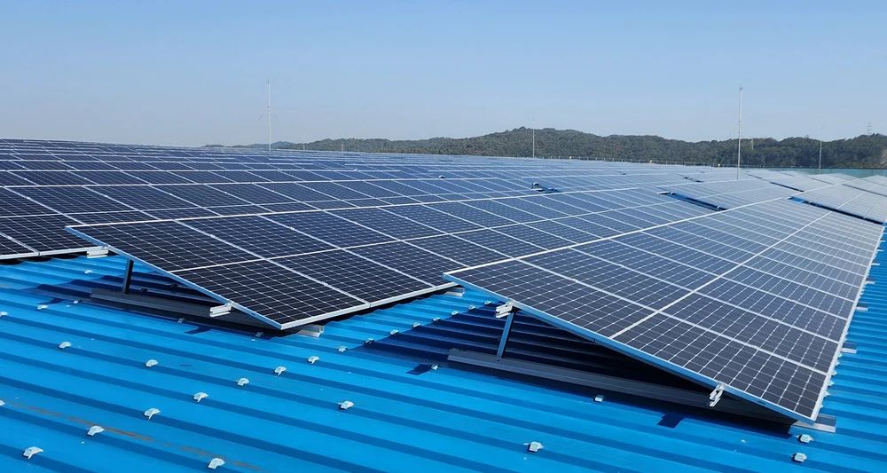 Industrial Factory Solar Installation